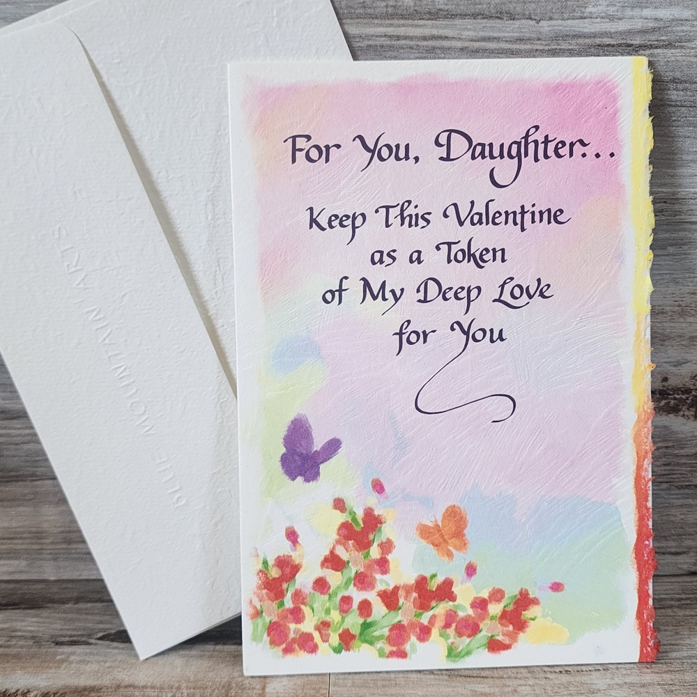 Blue Mountain Arts Daughter Valentine Card Sandi Showalter Watercolor Butterfly